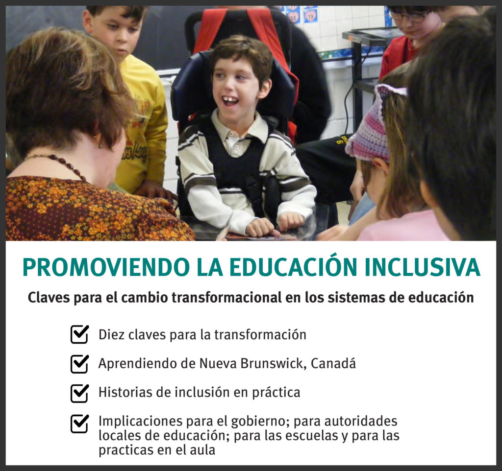 Promoviendo la educación inclusiva pamphlet