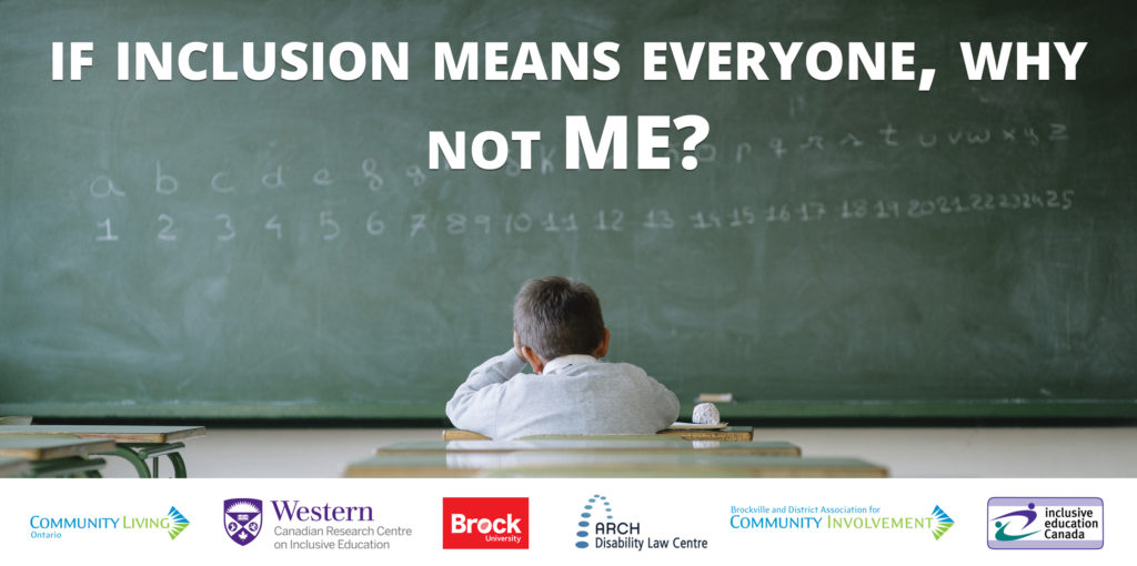 If inclusion includes everyone, why not me?